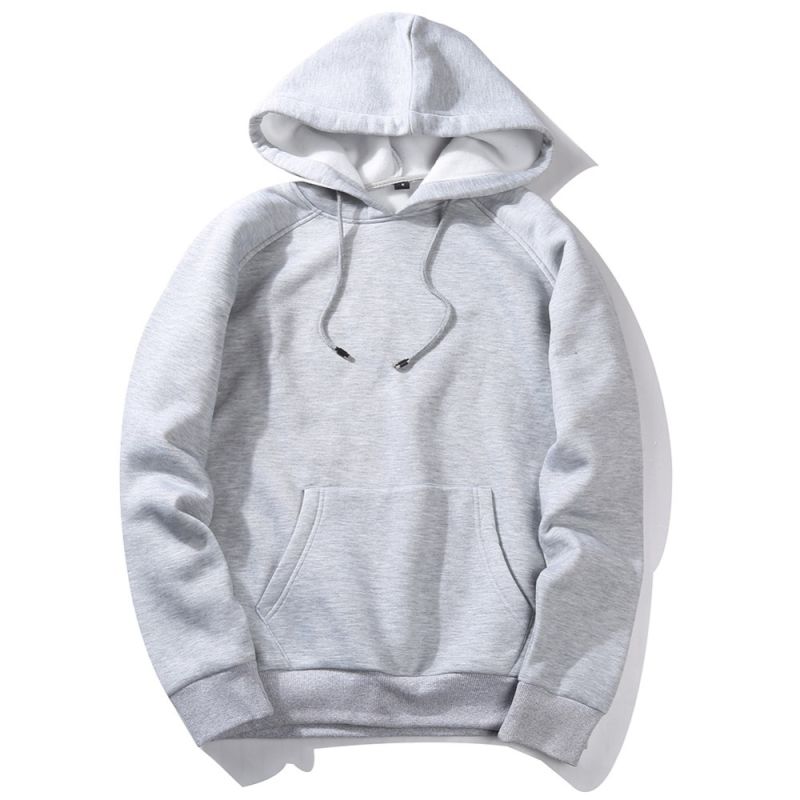 Hot Sale Mens Pullover Hoodie with 100% Polyester Fabric Plain Hoodie