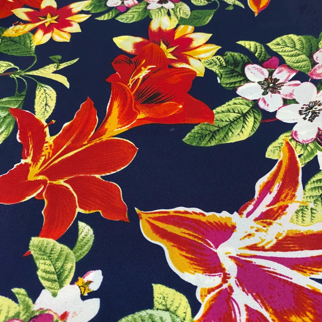 100% Polyester Fabric Polyester Satin Duchesse, Pfp High Quality New Design Pfd Soft Fabric