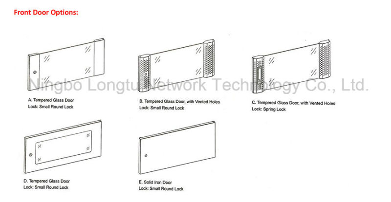 Simple Type Wall Mount Network Cabinet for Patch Panels