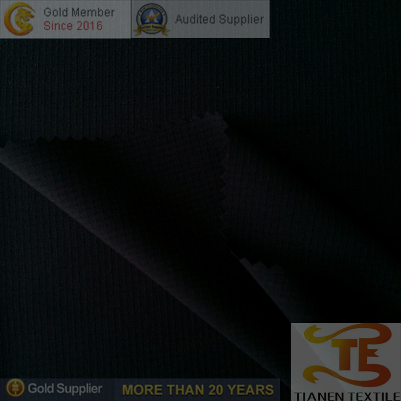 Double Line Check Poly Spandex Fabric for Outdoor Jackets