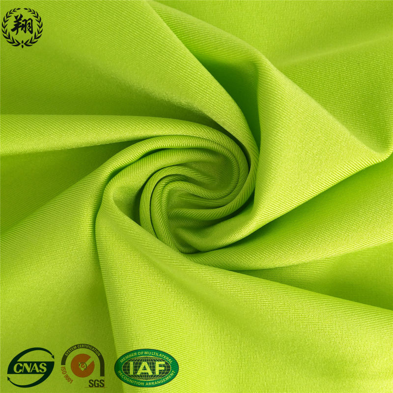Elastic Knitted Polyester Spandex Shining Knit Fabric/Warp Knitted Fabric
