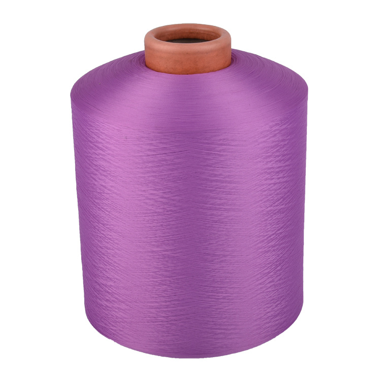 Recycled Polyester Filament POY DTY Knitting Cationic Yarn for Fabric Textiles150d/48f