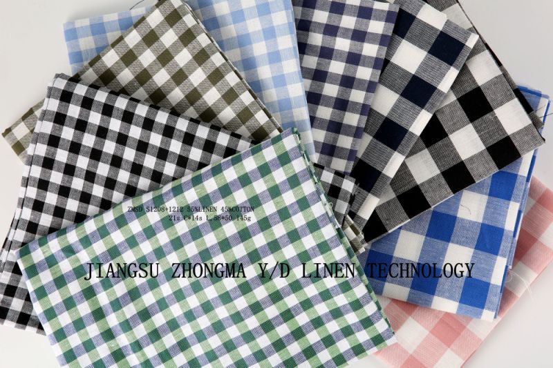 Famous Textile Pattern Cotton Linen Fabric