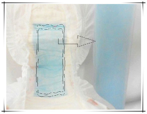 Blue Color Nonwoven Acquisition Distribution Layer Fabric (ADL) for Sanitary Napkin Raw Materials