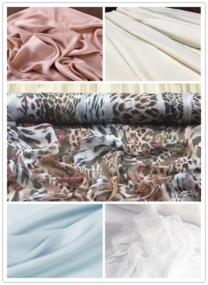 Customize Design Printed Pure Silk Twill Fabric
