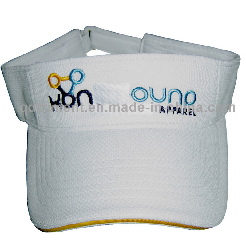 Fashion Breathable Polyester Fabric Sport Sun Visor (TRNV096)