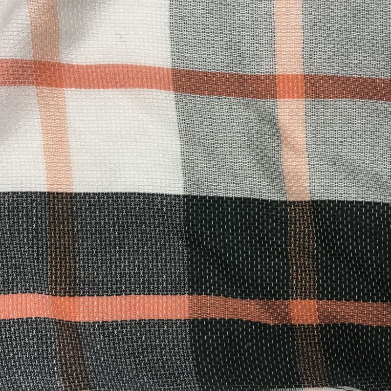 100% Rayon Check Fabric Viscose Fabric Garment Fabric