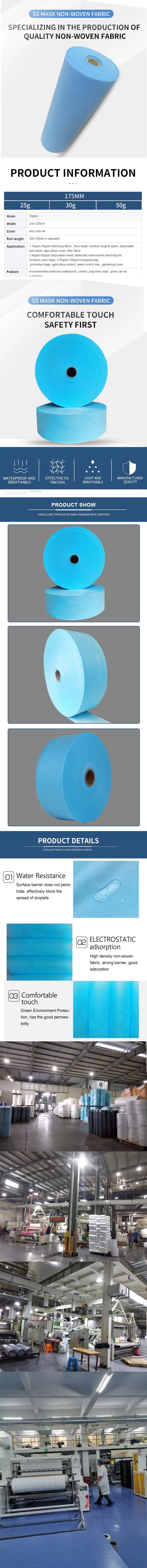 High Quality Nonwoven Professional Factory Can Customized SMS Nonwoven Fabric