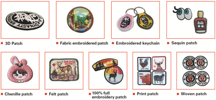 China Custom Logo Embroidery Patches Iron on Sports Embroidered Patches for Clothing (YB-SE-24)
