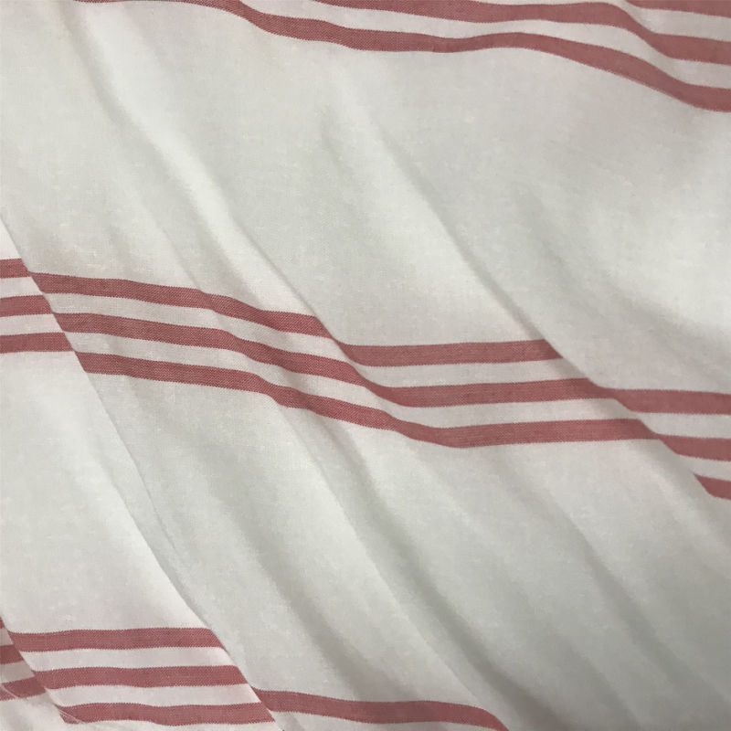 Rayon Stripe Fabric Viscose Stripe Fabric New Fabric