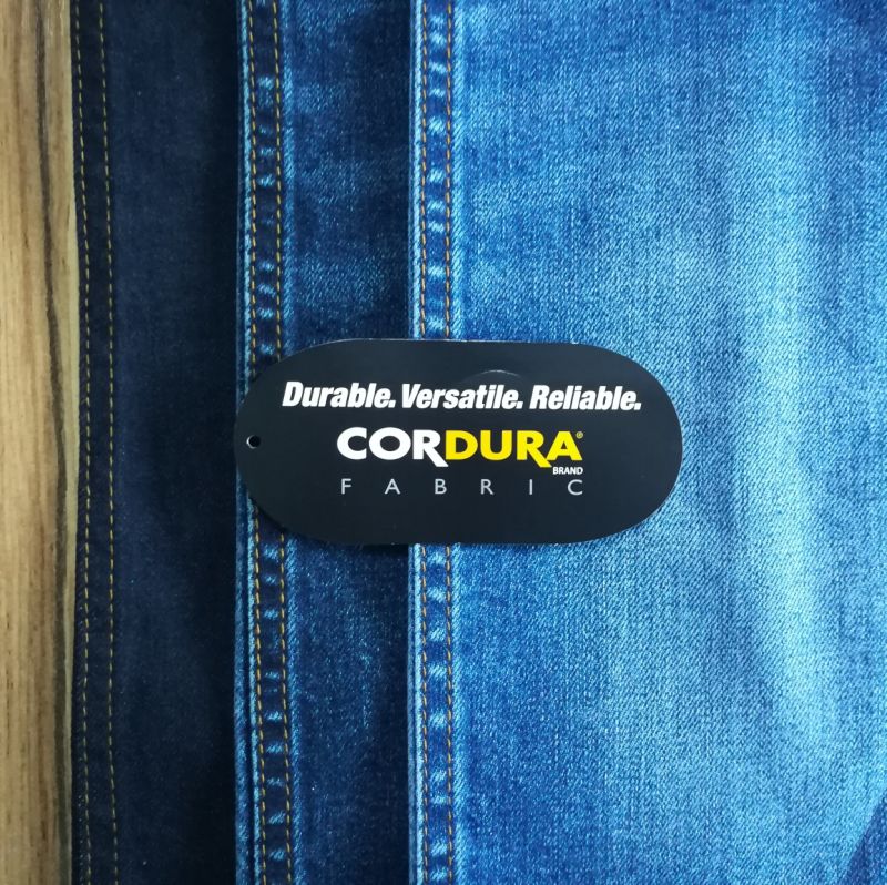 20% Cordura Cotton Lycra Super Blue Denim Fabric