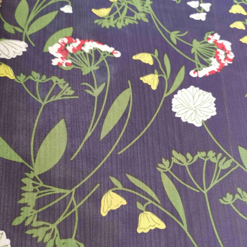 Low Price Home Textile Chiffon Printed Fabric