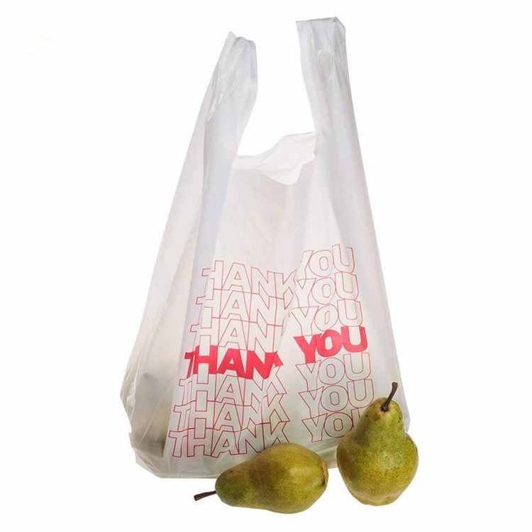 HDPE LDPE Handle Grocery Supermarket Shopping Bag Biodegradable T-Shirt Bag Vest Bags