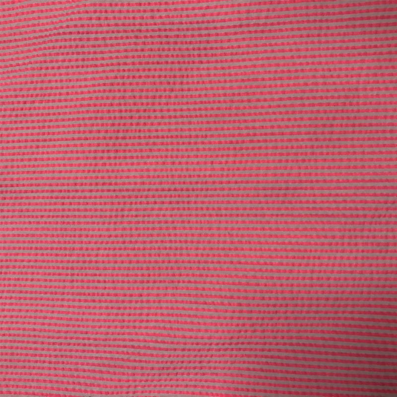 Yarn Dyed Stripe Fabric Seersucker Cotton Fabric