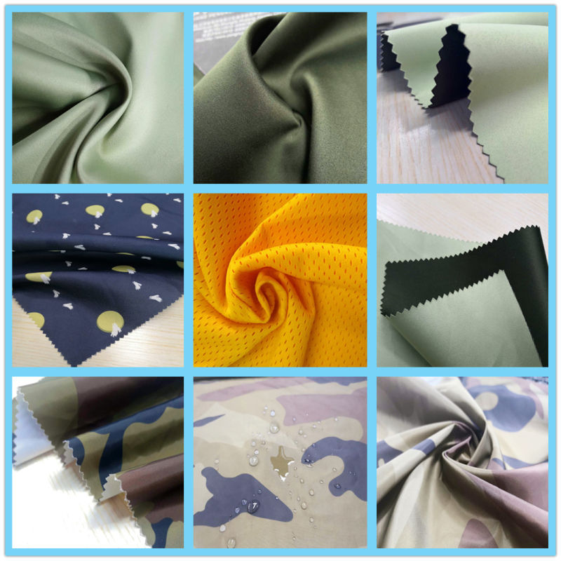 Flower Printed 300t Polyester Taffeta Fabric Bonded with TPU Film for Jacket