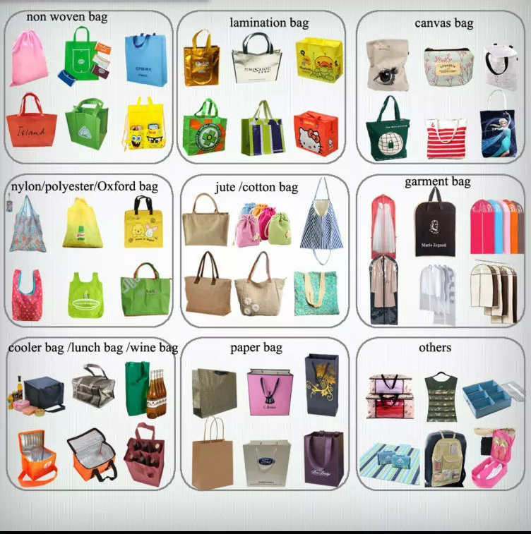 Custom Printed Eco Friendly Tote Grocery Shopping Fabric PP Laminated Recyclable Non Woven Bag