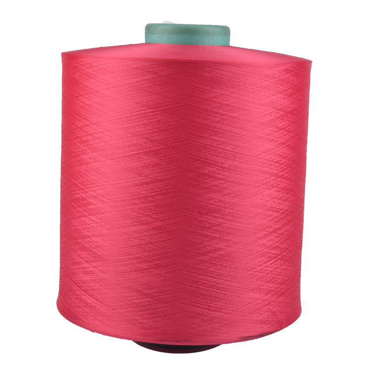 Recycled Polyester Filament POY DTY Knitting Cationic Yarn for Fabric Textiles150d/48f
