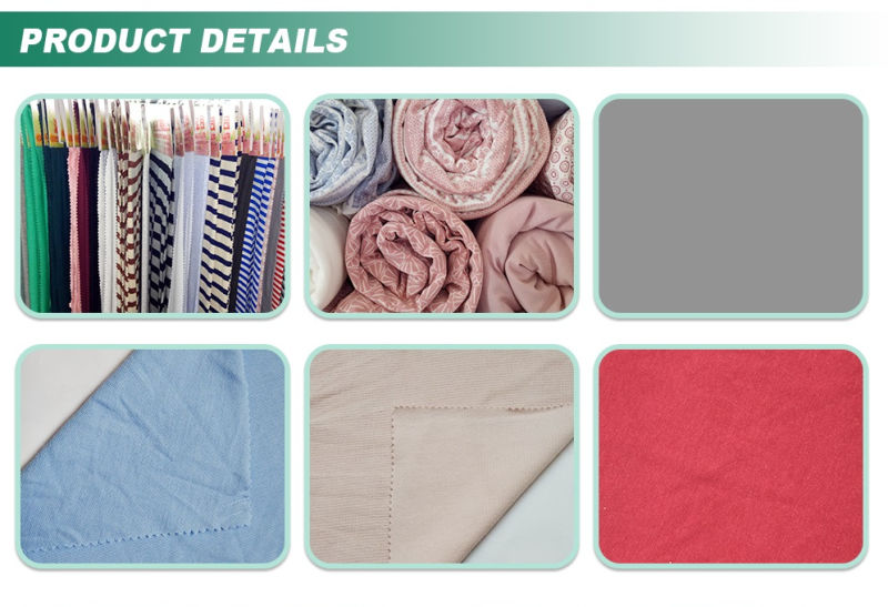 Single Jersey, Striped Fabric, Knitted/ Bamboo Fiber Fabric