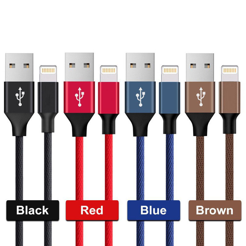 Cloth Woven Cords Micro USB Fabric Braided Data Charger Cable