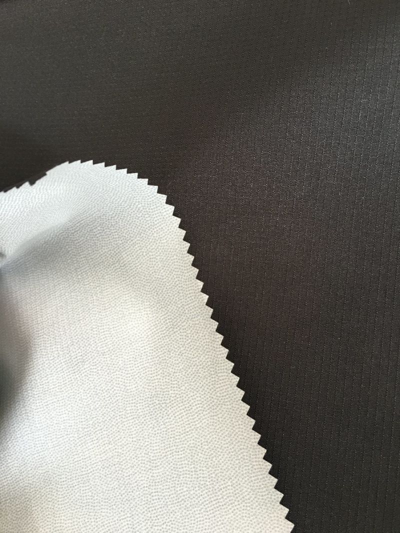 240t 0.2 Ripstop Recycled Polyester Fabric with TPU Milky 3k/3k