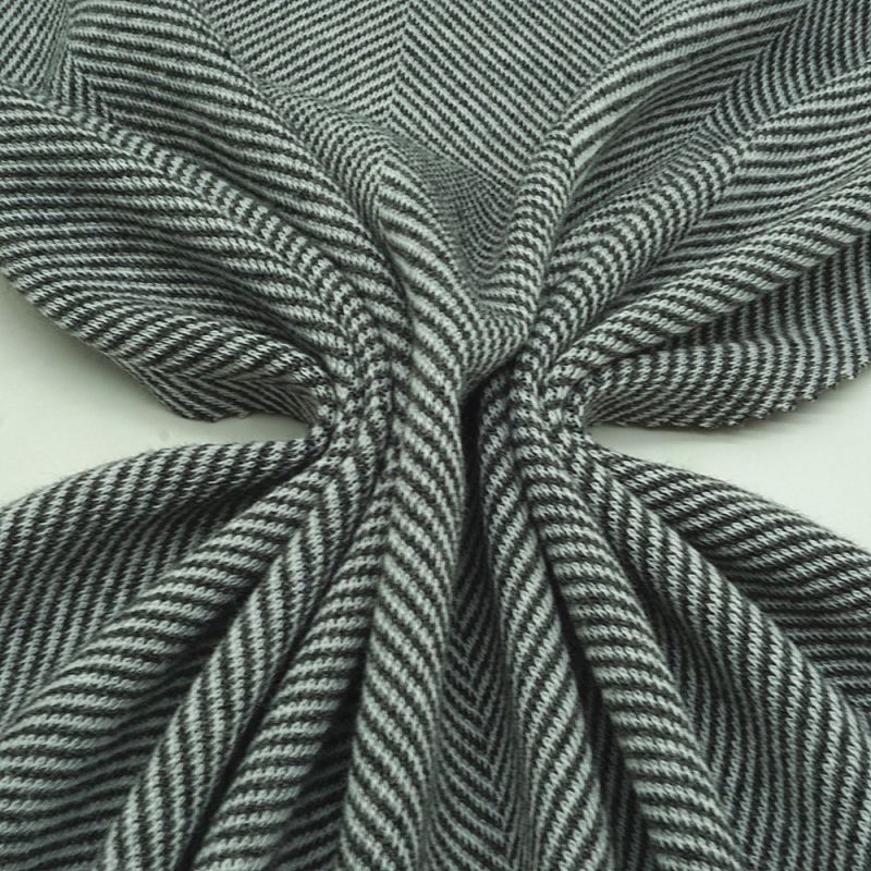 Fabric, Jacquard, 70%Polyester 25%Rayon 5%Spandex Knitting Fabric #Hlj20005