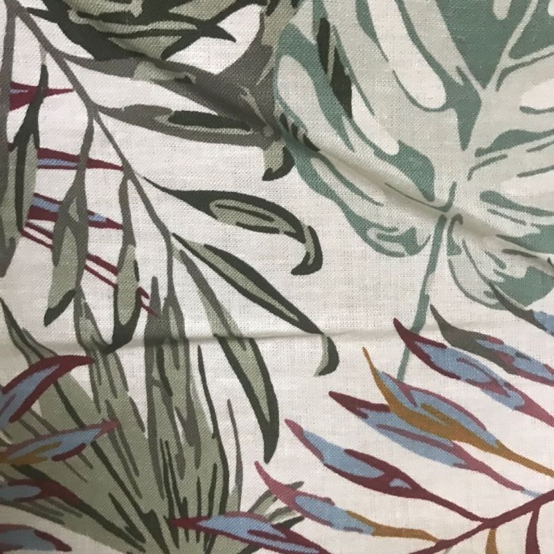 Linen Rayon Printed Fabric Woven Printing Linen
