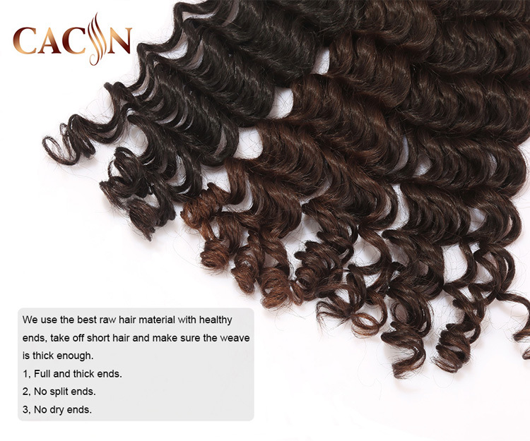 No Chemical Unprocessed Brazilian Loose Deep Wave Hair Weave