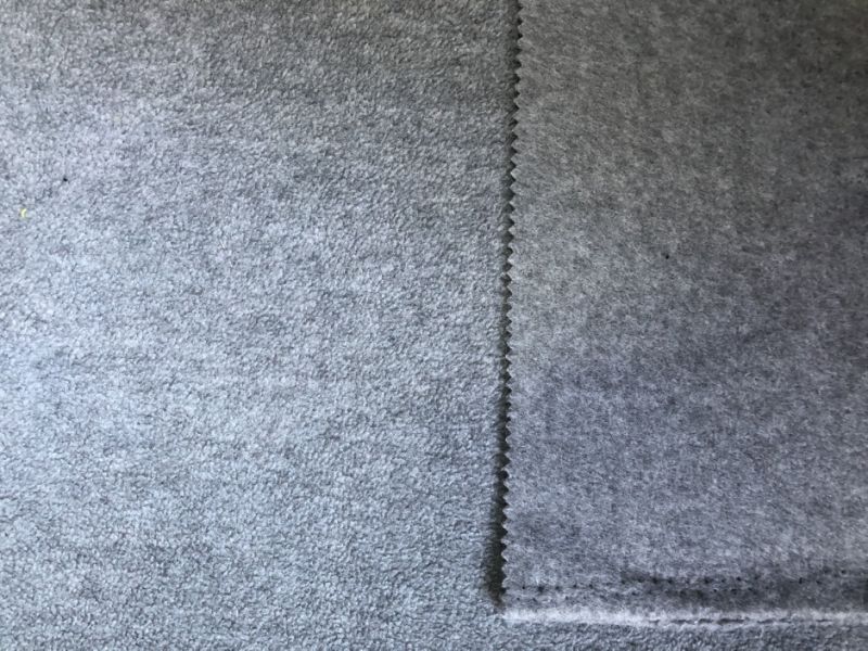 100%Polyester Melange Polar Fleece Knitted Fabric
