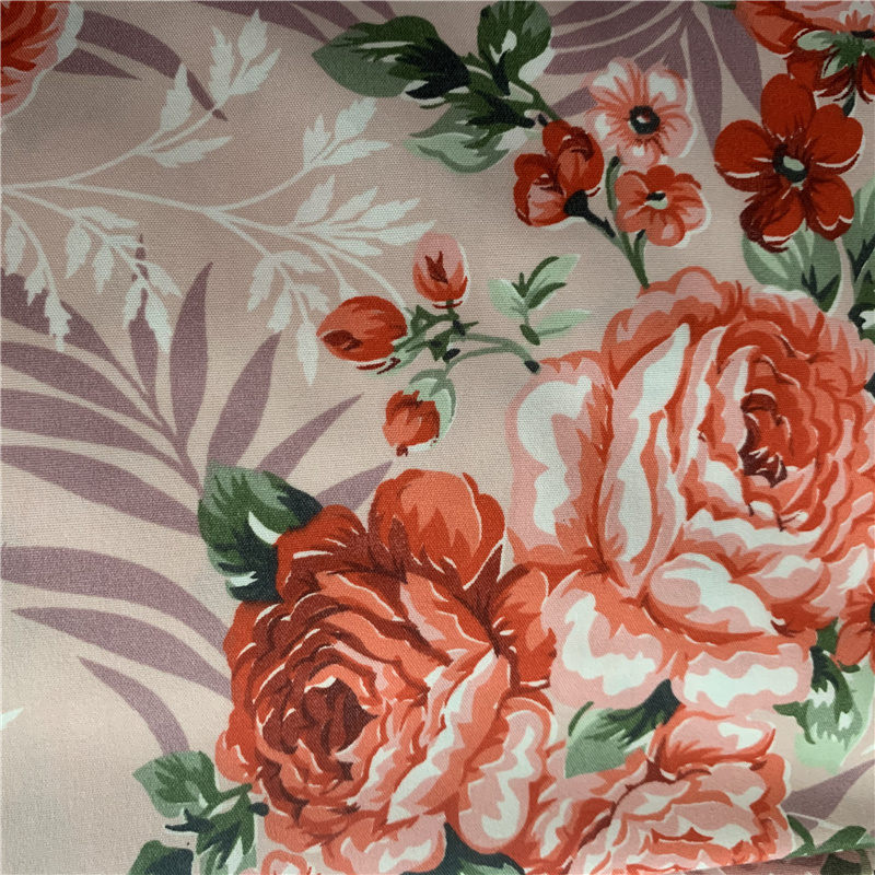 Printed Material Recycled Polyester Multiple Pattern 100 Polyester Printed Fabric
