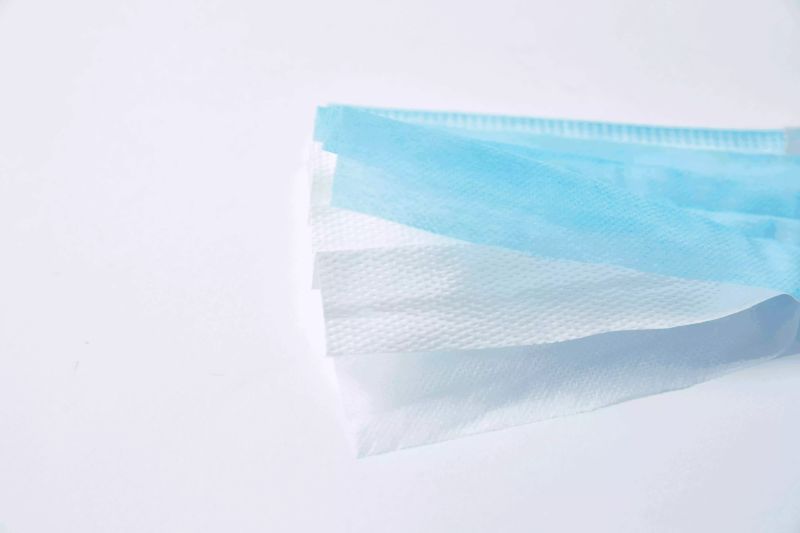 3 Ply Face Mask for Protective Face Mask with Non-Woven Fabrics, Disposable Face Mask