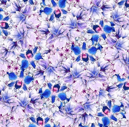 133*72 Density Fashion Flower Pattern Soft Printed Rayon Fabric