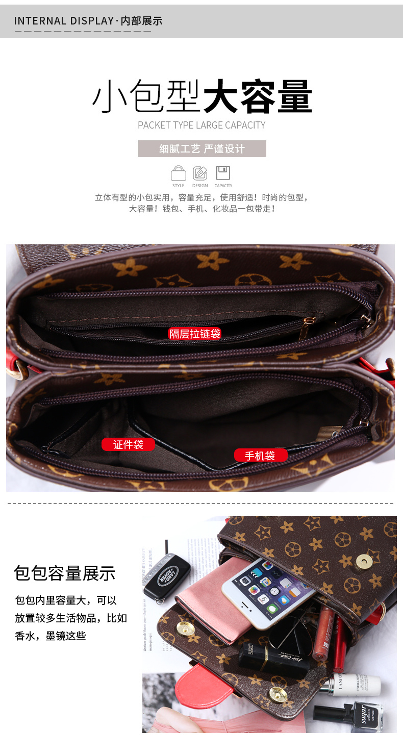 Canvas Handbag PU Handbag PU Bacpack PU Leather Big Volume Crossbody Bag Satchel Bag