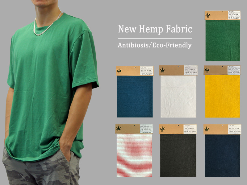 Antibiosis Eco-Friendly Organic Hemp T-Shirt Hemp Fabric Clothing 100% Hemp T-Shirts