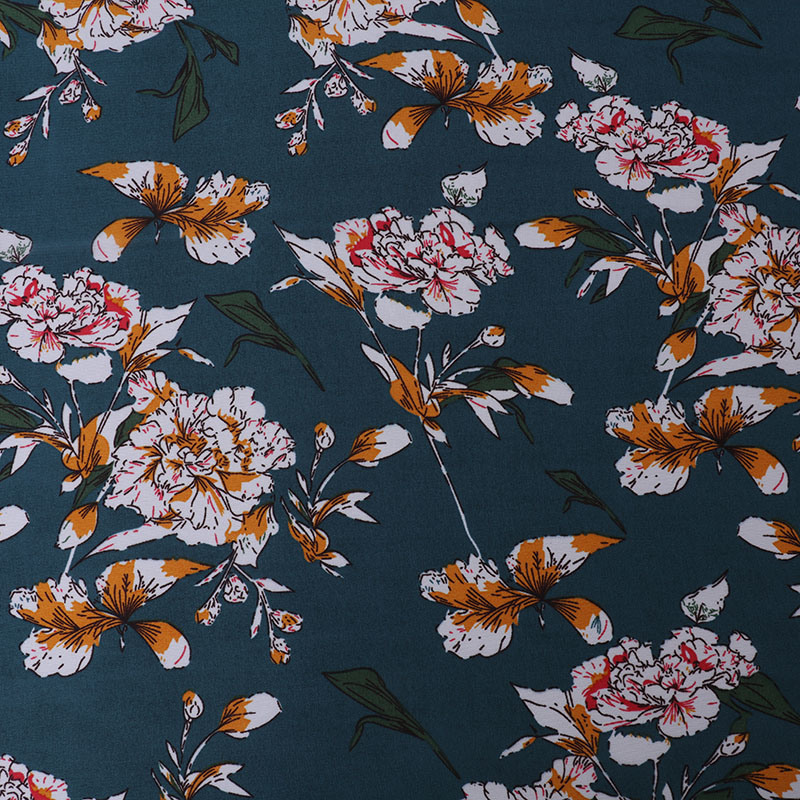 China Home Textile Chiffon Printed Fabric