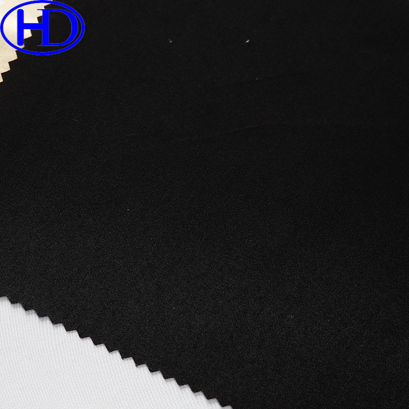 Tc Poplin Black Fabric, Polyester Black Fabric, Pocketing Fabric