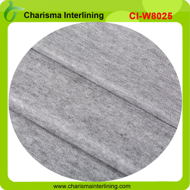 100%Polyester Non Woven Fabric Narrow Woven Fabric Warp Knitted Interlining