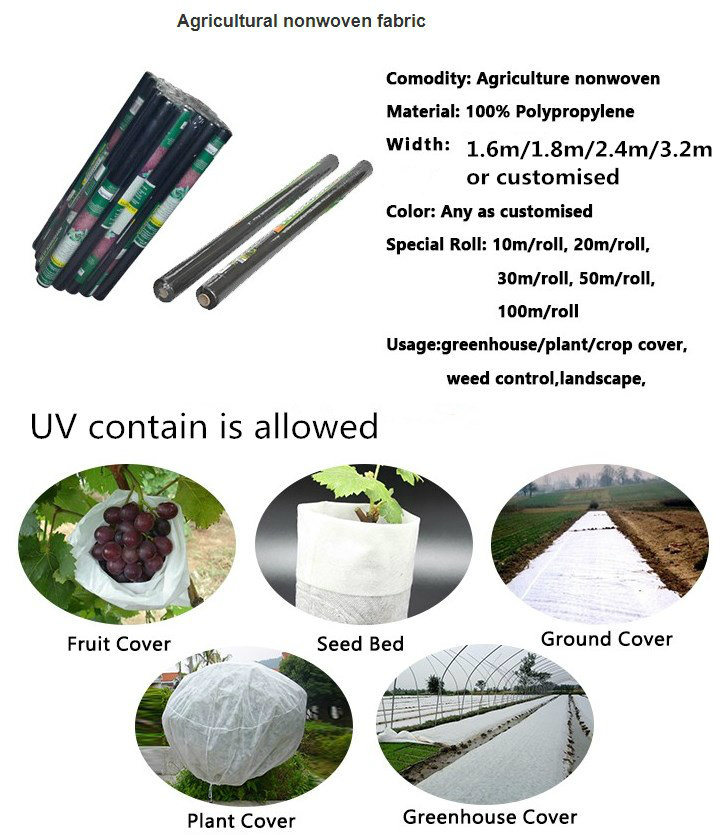 UV Spunbond Nonwoven Fabric for Agriculture Cover