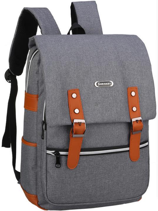 Fashion Oxford Fabric Double Shoulder Backpack Computer Laptop Bag