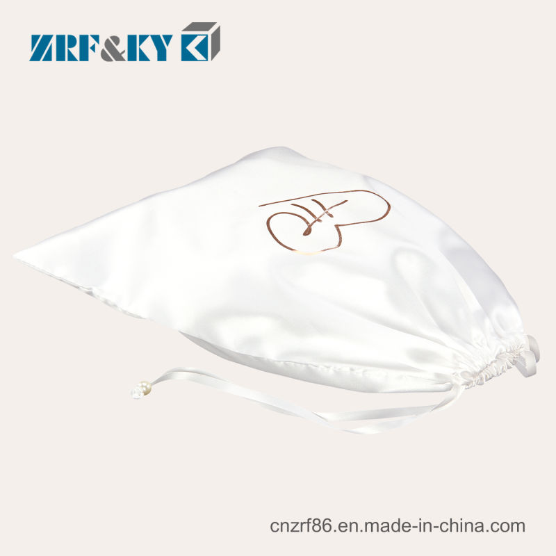 Wholesale Eco-Friendly White/Black Cotton/Canvas/Polyester/Nylon/Jute/Satin Fabric Drawstring/Bundle Pocket Gift Pouches Bags