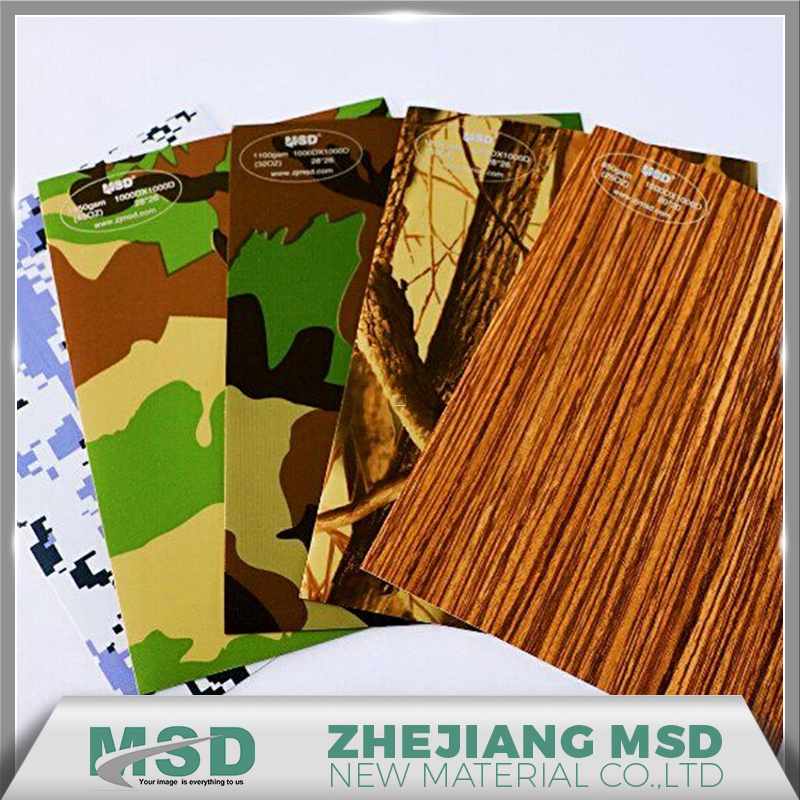 Camouflage PVC Inflatable Boat Fabric Military Tent Fabric