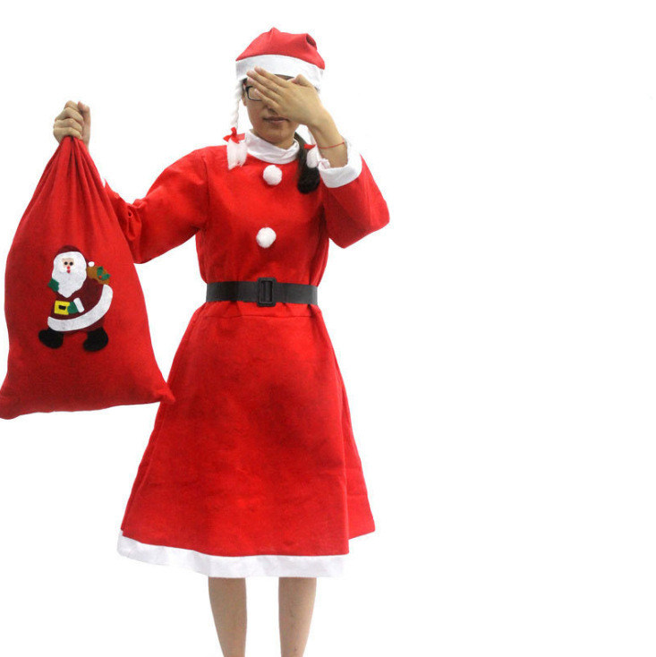 Christmas Santa Claus Dress for Women Santa Claus Dress Santa Claus Suits for Women