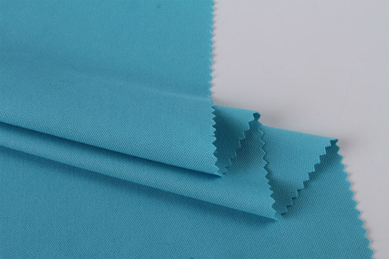 134GSM Cotton Polyester Thin Knitted Pique Fabric for Polo Shirt