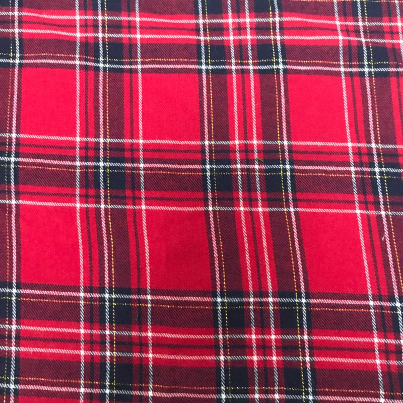 Cotton Relux Check Fabric Yarn Dyed Fabric Cotton Fabric