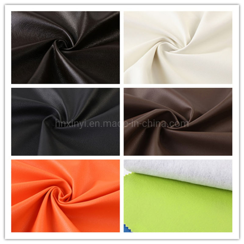 Hot Selling New Fashion Eco-Friendly Synthetic PU Microfiber Fabric Leather for Sofas
