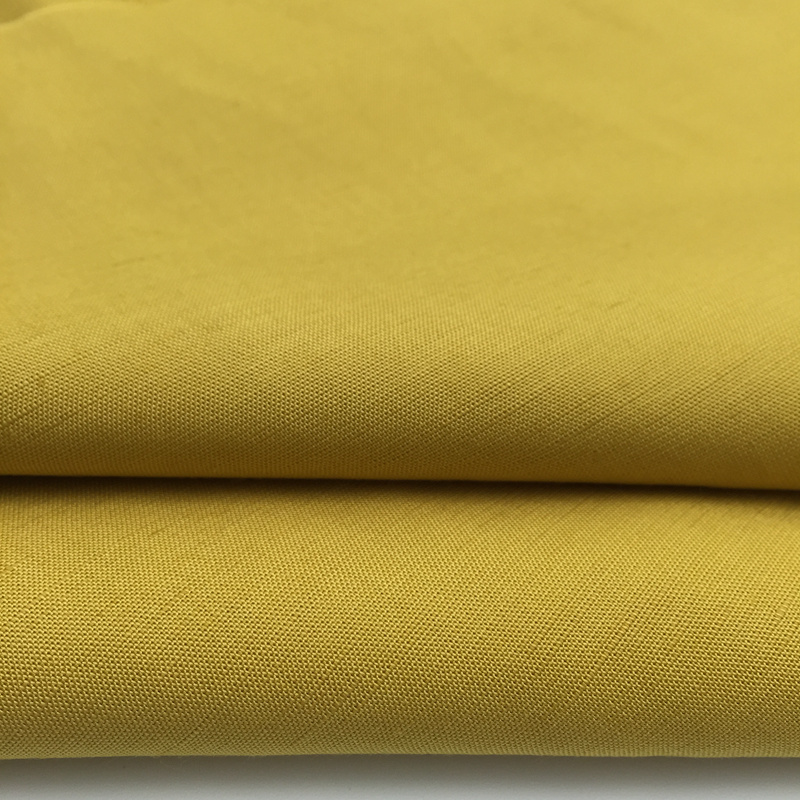 Tencel Linen Interwoven Reactive Dyeing Textile Fabric for Suit and Dress