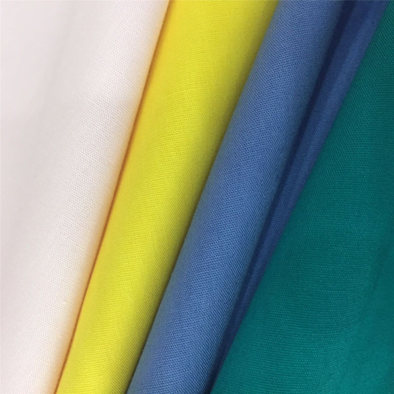 65%Polyester 35%Cotton Blended Poplin Dyed Colors Shirting Fabric