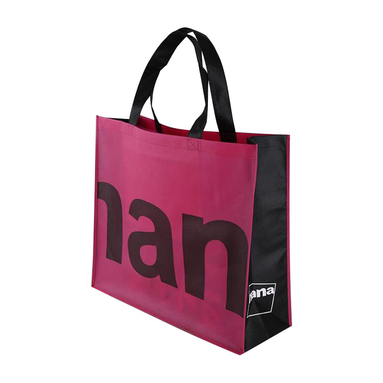 Customized Logo Printed Fabric PP Woven Reusable Bag