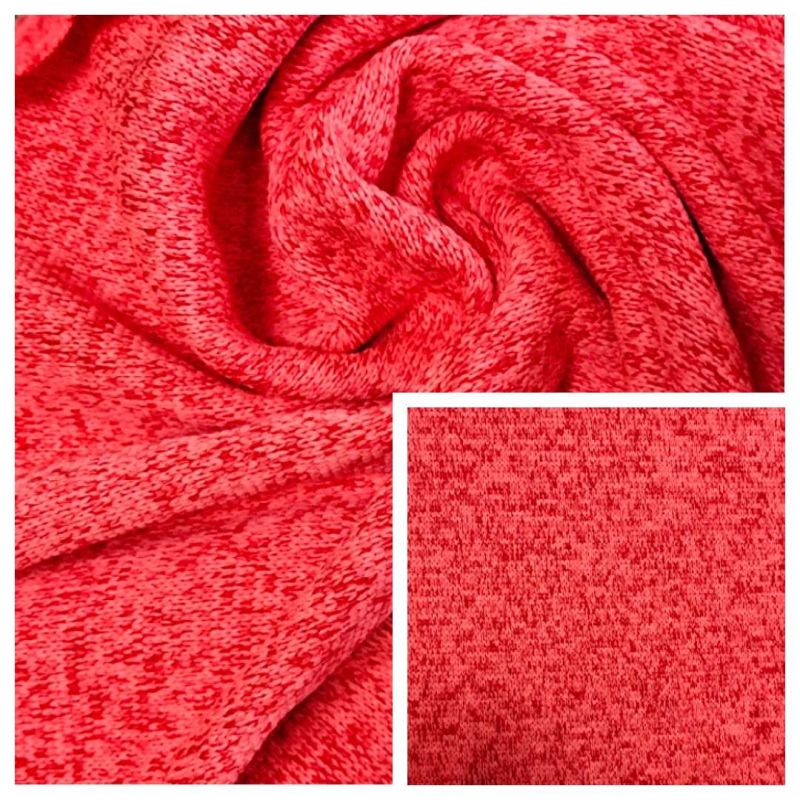 100% Polyester Hacci Fleece Fabric with Dyed