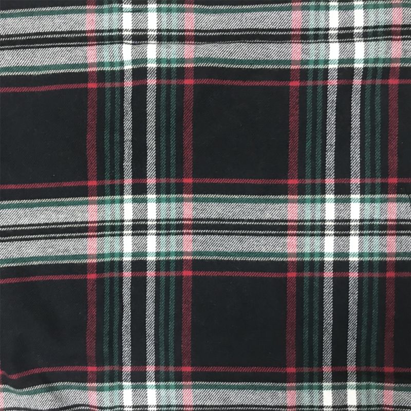 Cotton Yarn Dyed Flannel Fabric Check Fabric