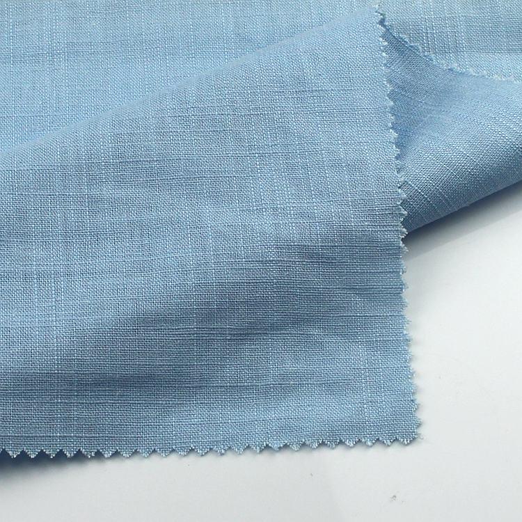 12*12 Plain Dyed Bamboo Style Slublinen Rayon Fabric